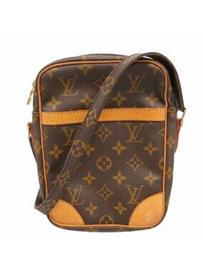 Louis Vuitton Shoulder Bag Monogram Danube Brown